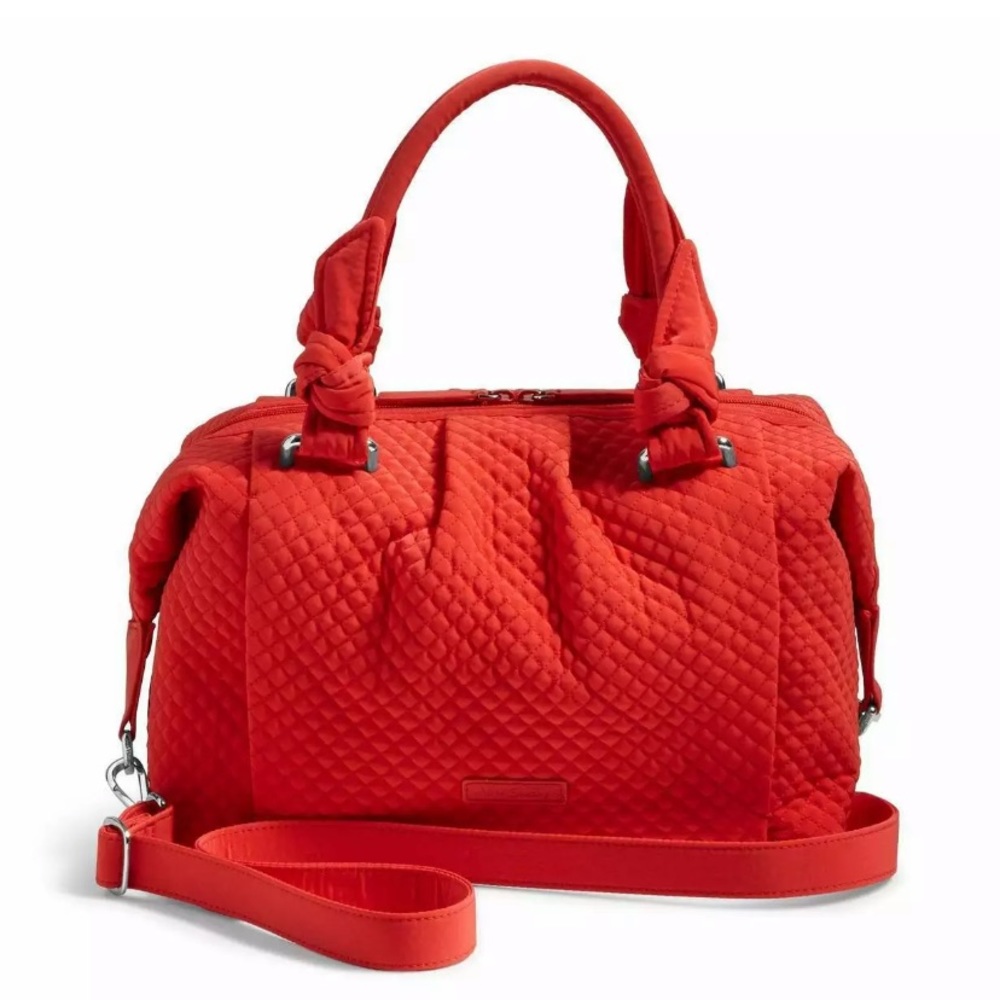 Hadley Satchel In Microfiber Canyon Sunset